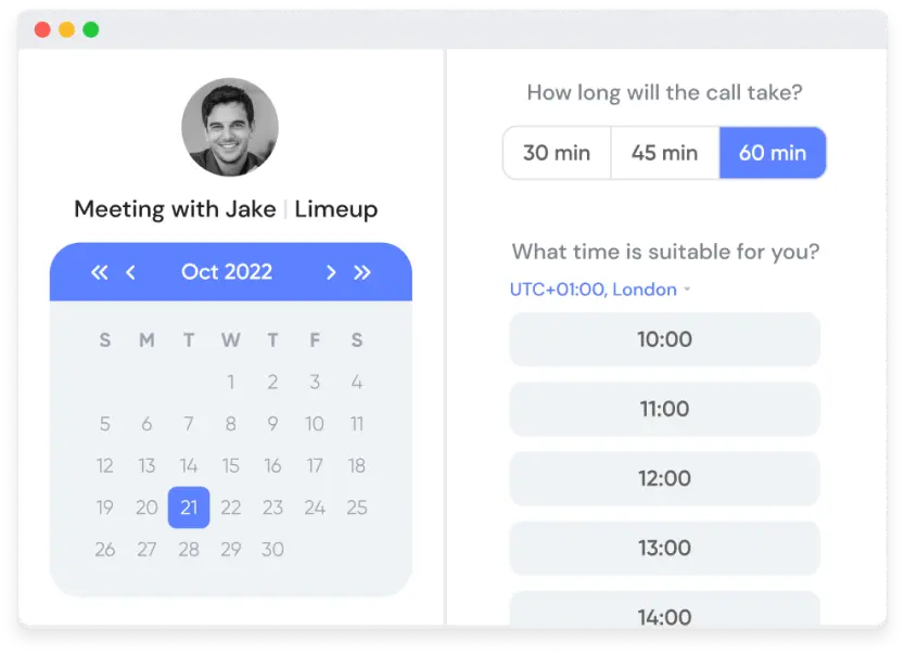 Görüşme tarihi ve saatinin belirlenmesi
