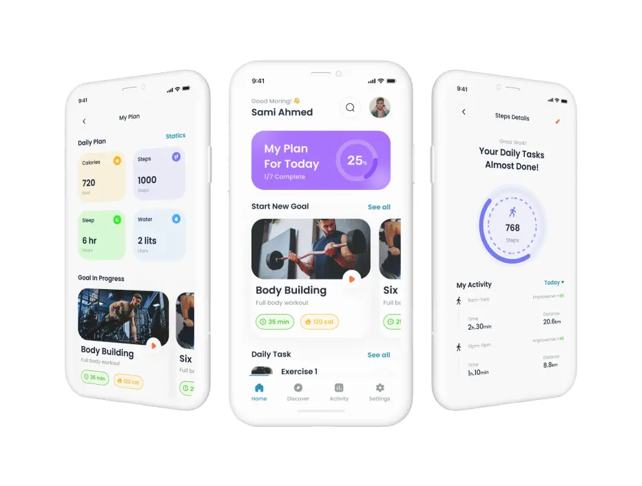 Fitness ve wellness uygulama geliştirme