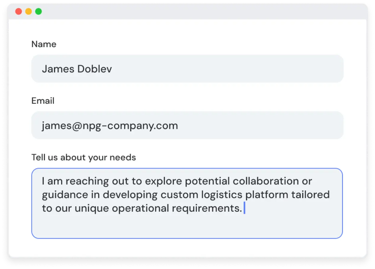 Danışmanlık talebinin iletilmesi